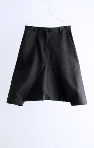 TROUSER#03_YK_ CULOTTES IN HEAVY COTTON TWILL