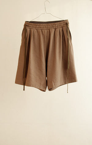 PANTS#05_STORMBUKSER_ WIDE SHORTS IN COTTON / VISCOSE